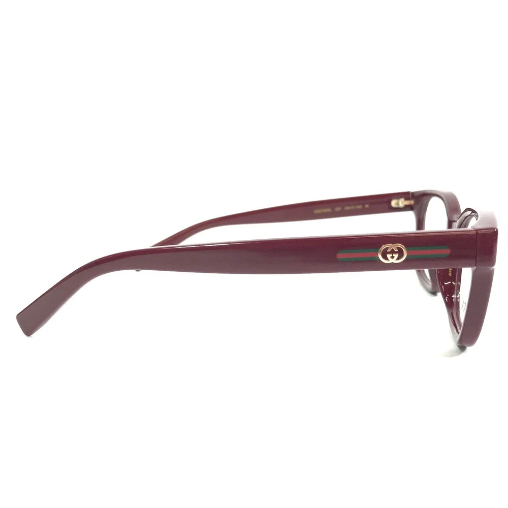 Gucci Eyeglasses Frames GG2103OL 007 Shiny Burgundy Cat Eye Full Rim 53-17-140